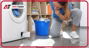 علت نشتی آب از لباسشویی آاگ