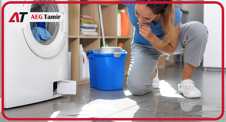 علت نشتی آب از لباسشویی آاگ